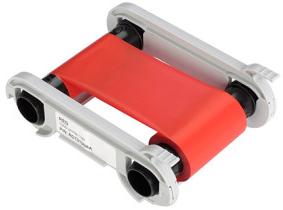 RCT013NAA Красная монохромная лента для Evolis Zenius и Primacy